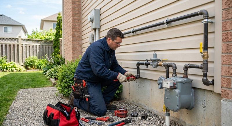 Gas Plumbing Installation in Fredericksburg, VA